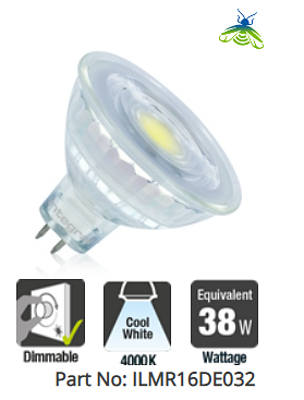 4000K 470lm Dimmable Lamp 37W LED MR16 Glass GU5.3 5.2W 4000K 470lm Dimmable Lamp 37W LED MR16 Glass GU5.3 5.2W